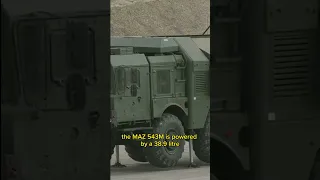 The MAZ-543M 8x8 heavy truck is designed to carry a variety of weapons