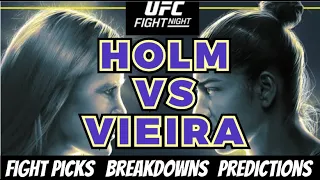 UFC Vegas 55: Holly Holm vs. Ketlen Vieira Fight Picks | Breakdown | Predictions