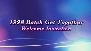 Invitation get together high school friends