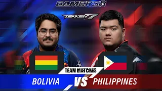 Philippines vs Bolivia - 3v3 Gamer8 TEKKEN 7 Nations Cup 2023