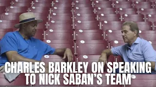 Auburn legend Charles Barkley RESPECTS Alabama HC Nick Saban…even during Iron Bowl Week #shorts