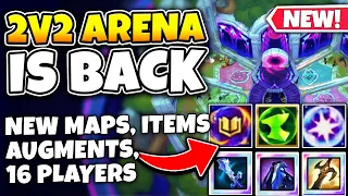 2V2 ARENA IS BACK WITH NEW ITEMS, MAPS, AND MORE AUGMENTS (THERES 16 PLAYERS NOW!?)