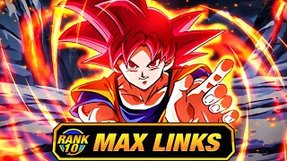 INCREDIBLE EZA! LEVEL 10 LINKS 100% RAINBOW STAR EZA TEQ GOD GOKU! (DBZ: Dokkan Battle)