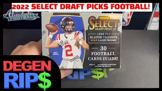 GOLD! 2022 Select Draft Picks Football Blaster Box Review!