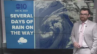 Atmospheric river storm bringing several days of rain to California | CA Water & Weather