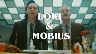 Loki and Mobius being best friends for almost 3 minutes (S02) #loki #marvel #youtube