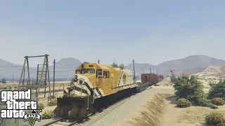 How To Ride The Train In GTA V Offline?