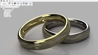 Fusion 360 - Wedding rings