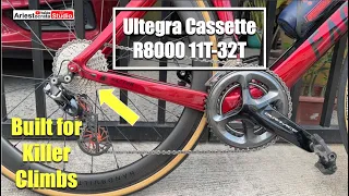 Ultegra Cassette R8000 11-32 Built for the Toughest Climbs!