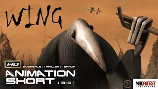 CGI 3D Animated Short Film "WING" Thrilling Terror Animation by The Animation Workshop