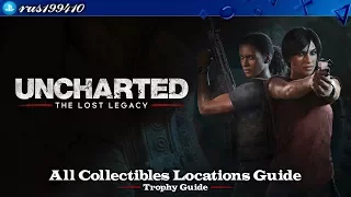 Uncharted: The Lost Legacy - All Collectibles Locations Guide (Trophy Guide) rus199410 [PS4]