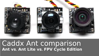 Caddx Ant vs. Ant Lite vs. Ant Lite FPV Cycle Edition