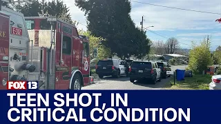 Teen critically injured in Renton shooting | FOX 13 Seattle