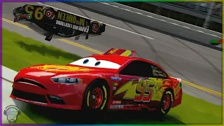 Lightning McQueen vs Fabulous McQueen CRASH! | Forza Motorsport 7