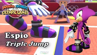 Mario and Sonic at Olympic Games Tokyo 2020 - Guest Character Espio in Triple Jump