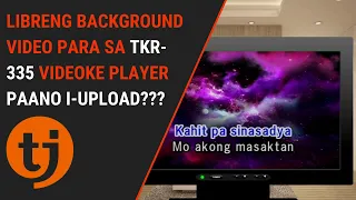 How To Add Your Free Videoke Background Video in TJ Media Maestro TKR-335P