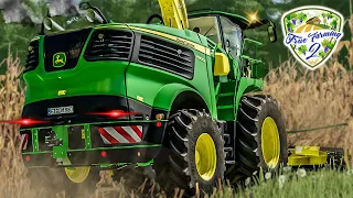 LS22 - JOHN DEERE 9800 im EINSATZ! MAIS Häckseln für die BIOGASANLAGE #432 | Farming Simulator 22