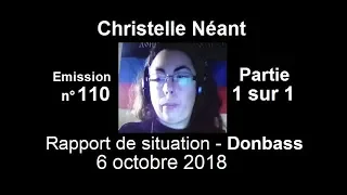 Christelle Néant Donbass SitRep n°110 ~ 6 oct 2018 partie 1 sur 1