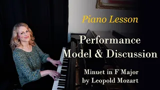 Minuet in F Major by Leopold Mozart Tutorial (Alfred’s Group Piano for Adults, Book 1, p. 160)