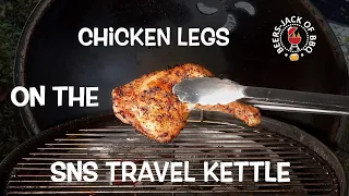 Chicken Legs on the Slow ’N Sear Travel Kettle!