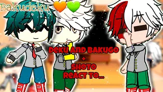 Bakugo,Deku and todoroki react to...🇨🇵🇺🇲||Gacha club|| MHA||BkDK 🧡💚 #myheroacademia #bakudeku