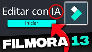 🖐️ Cómo Editar Videos con IA ► Filmora 13