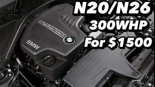 HOW TO GET 300WHP FOR $1500 ON A N20/N26
