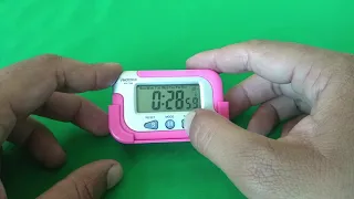 how to use a stop watch