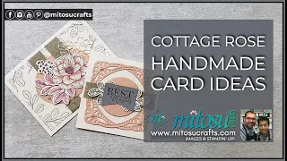 Cottage Rose Handmade Cardmaking and Papercraft LIVE Demonstration