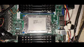 Тестовый запуск процессора AMD EPYC 7702