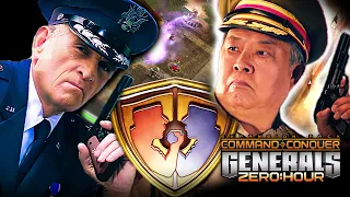 Air Force General vs Infantry General - Hard Difficulty with Commentary | C&C Generals Zero Hour