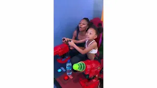 Dj Zinhle is having fun with her daughter kair💕😍💕