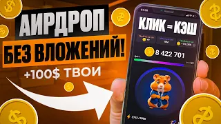 HAMSTER KOMBAT - ПОДТВЕРЖДЕННЫЙ АИРДРОП / МАЙНИНГ БЕЗ ВЛОЖЕНИЙ / ПОШАГОВАЯ ИНСТРУКЦИЯ