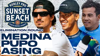 Gabriel Medina, Samuel Pupo, Keanu Asing | Hurley Pro Sunset Beach 2024 - Elimination Round