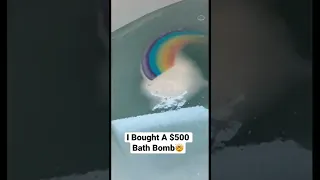 I Bought A $500 Bath Bomb🤯 #Shorts