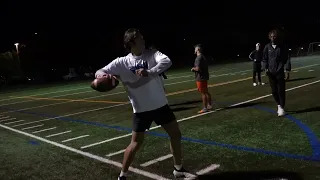 Michael Van Buren (Miami 2024 QB target) and Julian Sayin (Alabama QB commit) Throw At Raw Tryouts