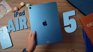 【TH/EN SUB】แกะกล่อง พรีวิว iPad Air 5 ไม่โดนแกงสี แต่ ... ( เทสฝาหลังยวบ ? )