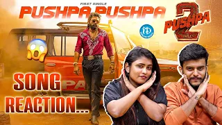 PUSHPA PUSHPA Song reaction by Geetu Royal, Anchor Dhanush | Pushpa 2 | AlluArjun | Sukumar | iDream