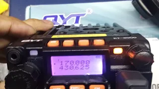 How to program QYT KT8900 manually