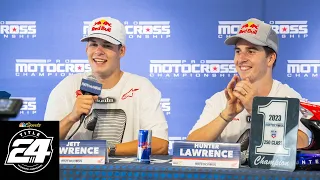 Pro Motocross Champions Jett, Hunter Lawrence join the show | Title 24 Podcast | Motorsports on NBC