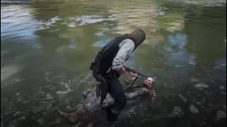 Arthur Drowns The Mad Preacher - Red Dead Redemption 2