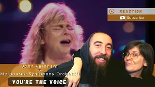 John Farnham & Melbourne Symphony Orchestra - You're the Voice (REACTION) with my wife