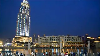 The Dubai Fountain With Sama Dubai Song HD 2020