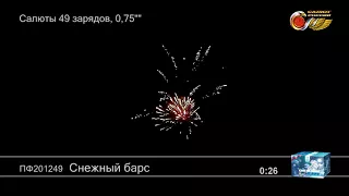 Салют Снежный Барс (арт.  ПФ201249) — смотреть видео