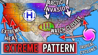 EXTREME Pattern! MAJOR Tropical Cyclone? Arctic Invasion? Major Flooding - Direct Weather Channel