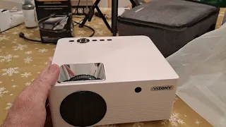 VIZONY 1080p projector - Unboxing