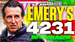 EMERY'S EXCELLENT 4-2-3-1 (90% Win Rate) FM23 Tactics! | Football Manager 2023 Tactics