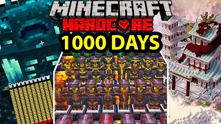 I Survived 1000 Days in Minecraft Hardcore [FULL MOVIE]