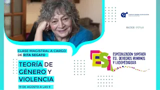 Rita Segato | Teoría de género y violencia