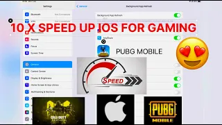 10X Speed Up IOS for Gaming / Iphone / Ipad Setting for PUBG/ BGMI NO LAG